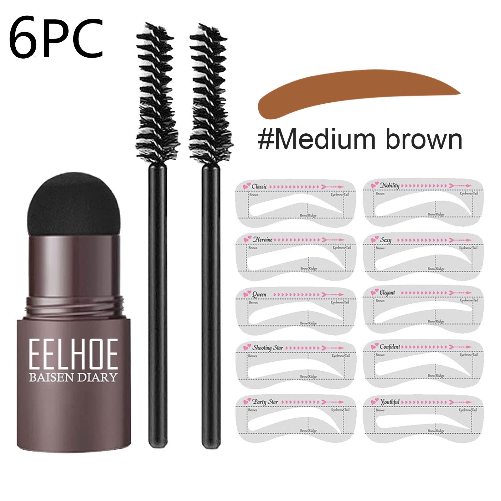 Eyebrow Mold Set Makeup Powder Eyebrow Mold Set Makeup Powder